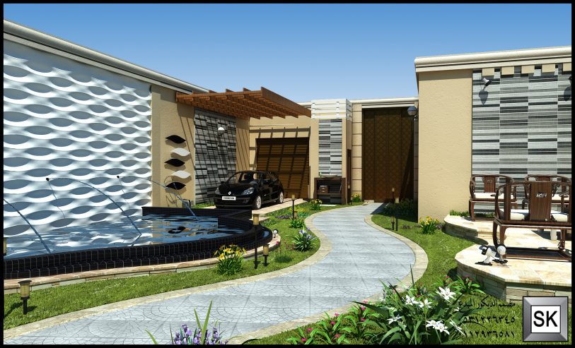 تصميم حدائق فخمة في الرياض