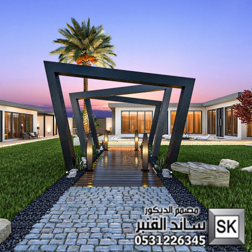 لاندسكيب شاليه تراثي فاخر في العمارية