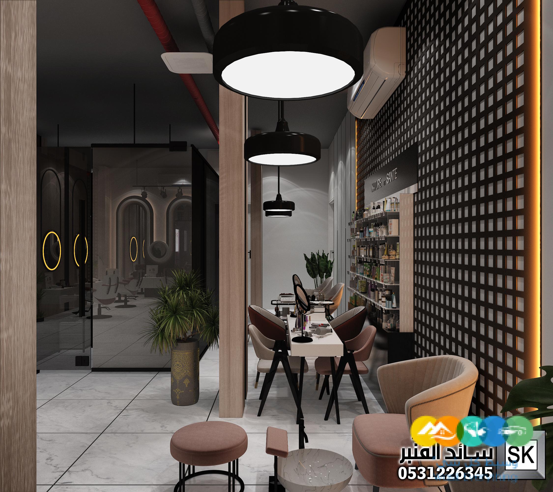 تصميم و تشطيب صالون تجميل و سبا و حمام مغربي بالخبر