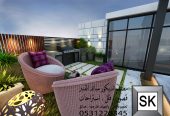 لاندسكيب منزلي فاخر في جدة