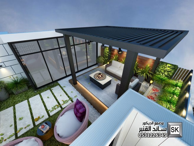 ترميم و تطوير لاندسكيب فلل و قصور و عمائر في الرياض