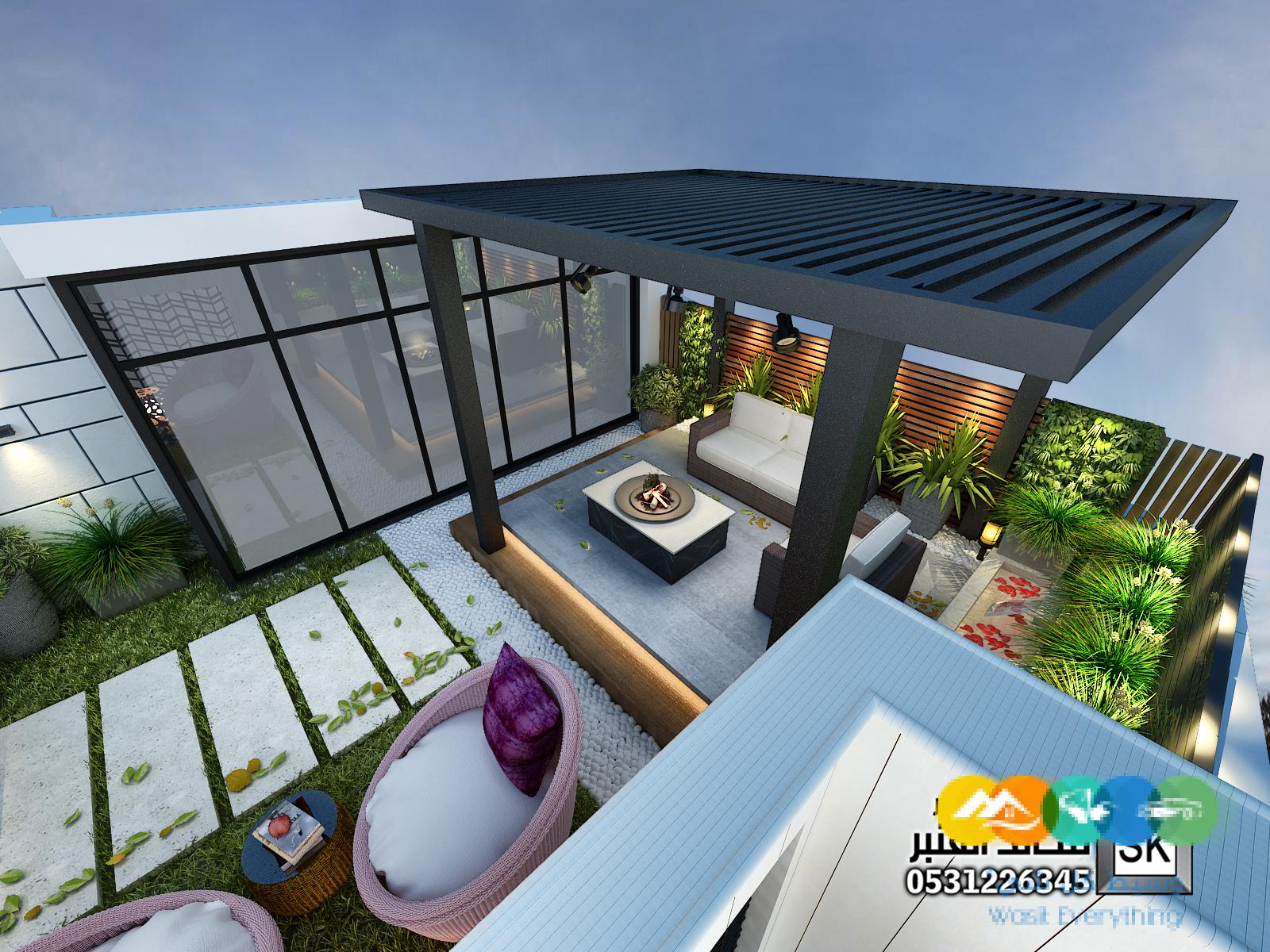 ترميم و تطوير لاندسكيب فلل و قصور و عمائر في الرياض