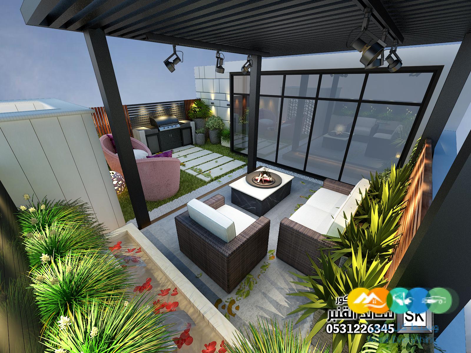 ترميم و تطوير لاندسكيب فلل و قصور و عمائر في الرياض