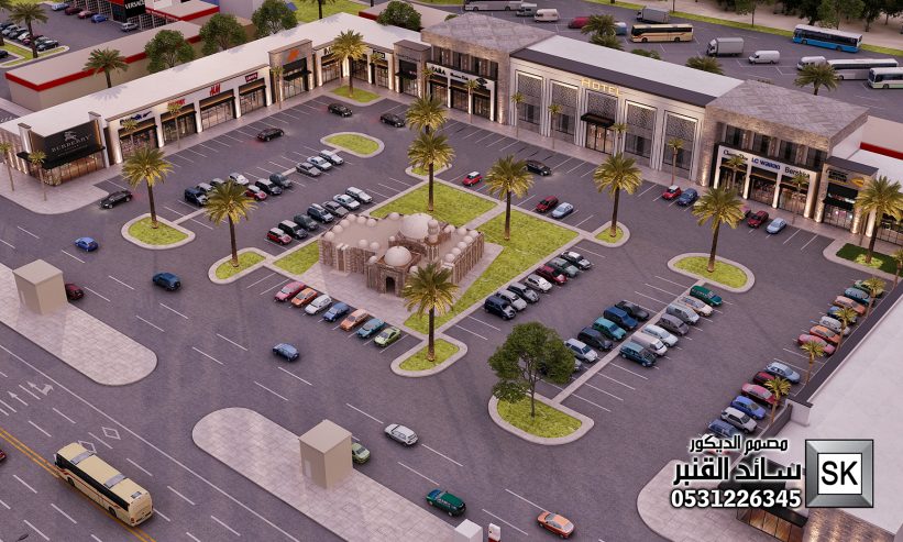 تصميم و تنفيذ واجهات موللات و مراكز تجارية و محلات