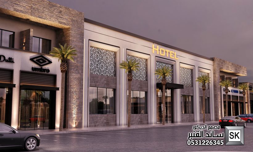تصميم و تنفيذ واجهات موللات و مراكز تجارية و محلات