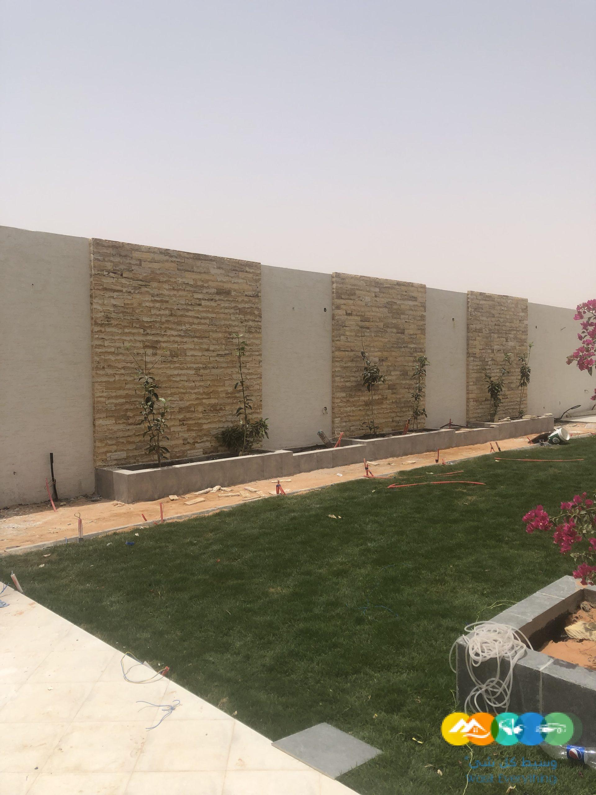 تشطيب لاندسكيب شاليهات و مزارع في العمارية بالرياض