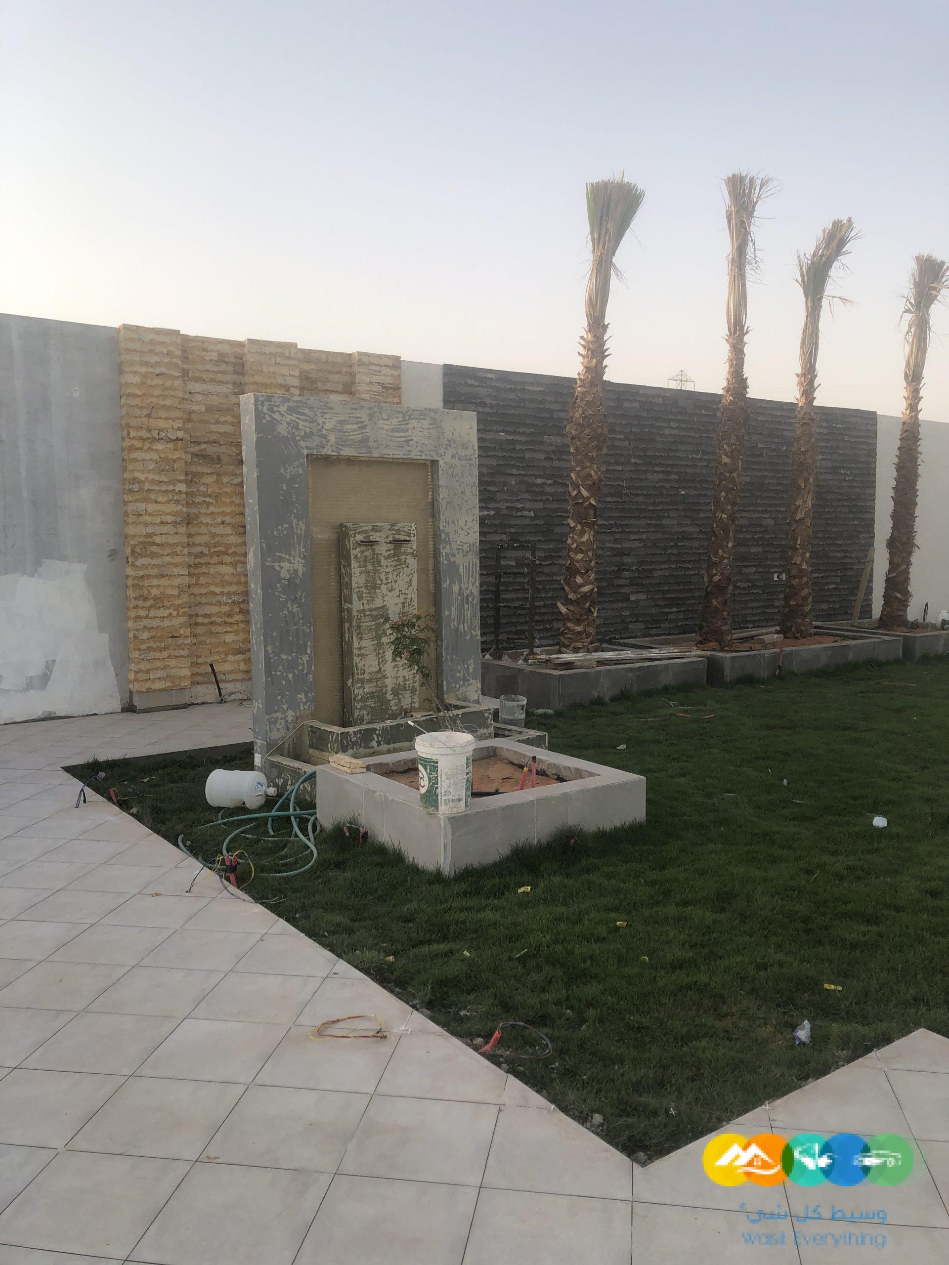 تشطيب لاندسكيب شاليهات و مزارع في العمارية بالرياض