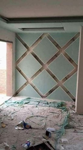 تشطيب اسقف جبس بورد +تصميم مجاني فقط 60 ريال شامل ضريبة