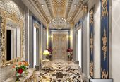 تصميم و تنفيذ ديكور داخلي صالات و مجالس كلاسيك بالرياض