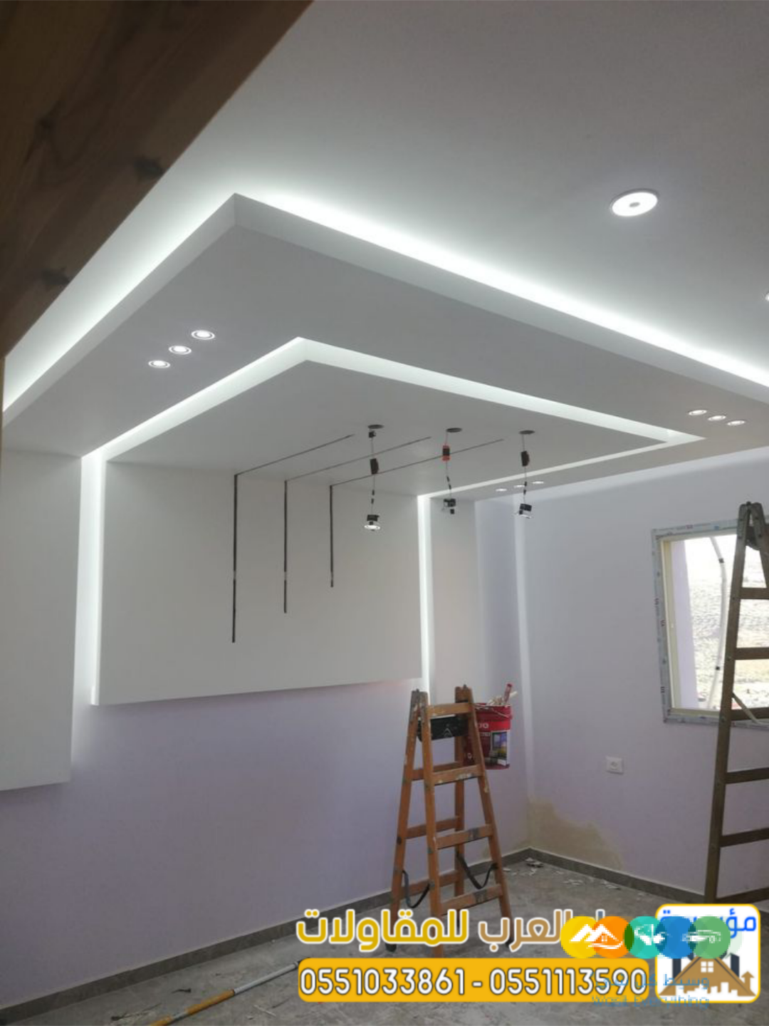 مقاول ديكورات بالرياض تشطيب داخلي للفلل والمنازل 055103