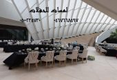 تأجير طاولات طعام مع كراسي,مكيفات دولاب ,كنب ,مظلات