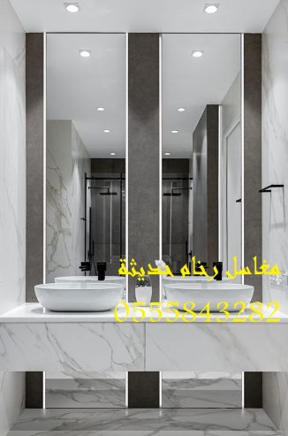 مغاسل رخام , تركيب وتفصيل مغاسل