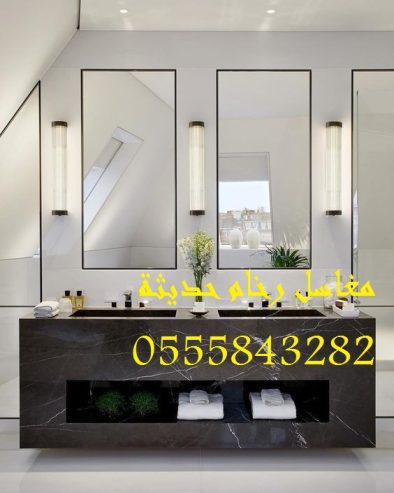 مغاسل رخام , تركيب وتفصيل مغاسل