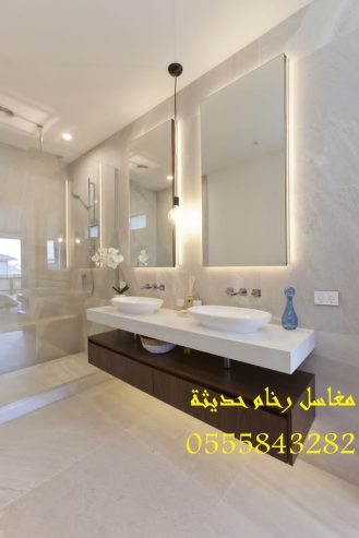 مغاسل رخام , تركيب وتفصيل مغاسل