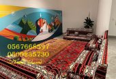تأجير كنب ملكي كحلي و سكري,مظلات ,مكيفات دولاب