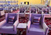 تأجير كنب جلد في الرياض ، طاولات و كراسي الحفلات