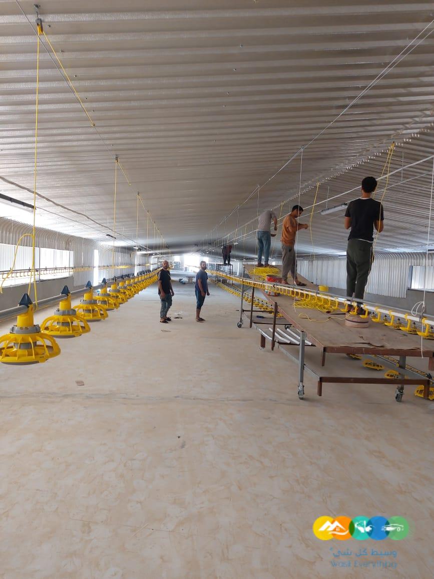 بناء حظائر الدواجن