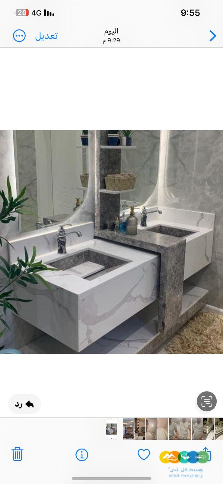 مغاسل رخام ، مغاسل حمامات جديده