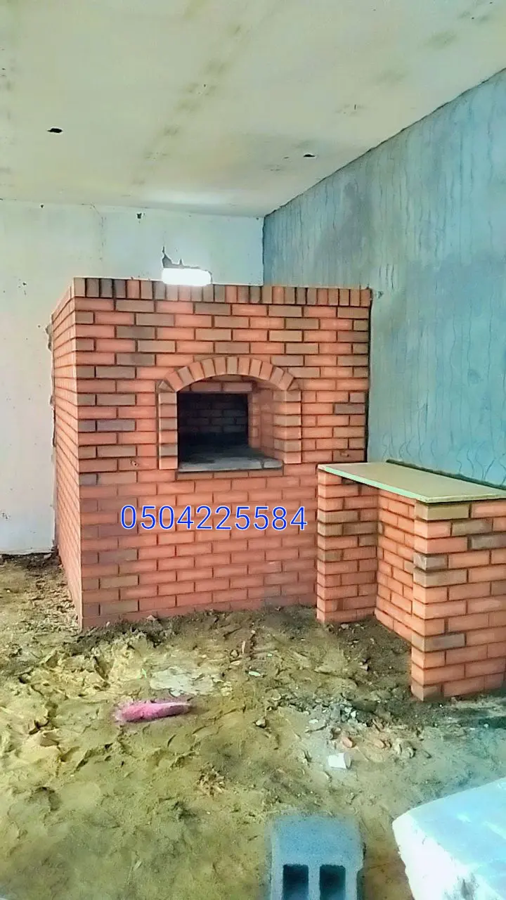 بناء شوايات مطاعم ، بناء افران بيتزا ، بناء فرن حجري ،