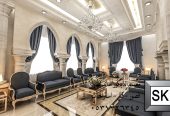 تصميم و تنفيذ ديكور داخلي صالات و مجالس كلاسيك بالرياض