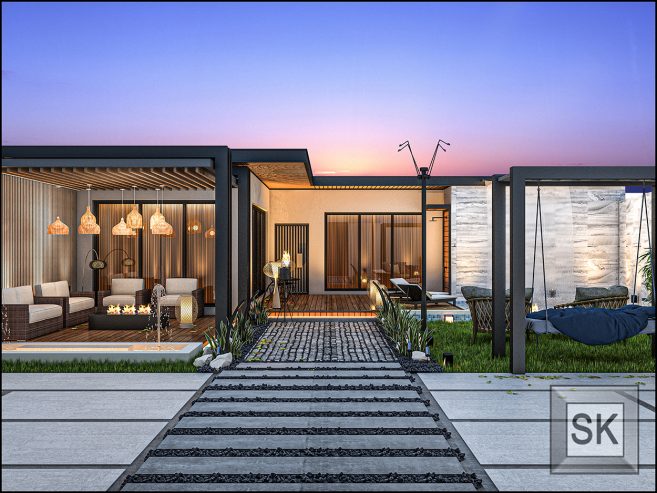 مصممة لاندسكيب في الرياض
