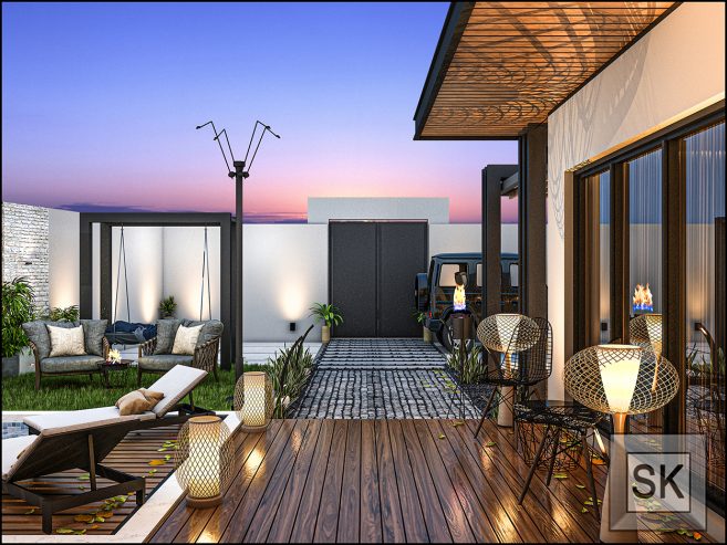 مصممة لاندسكيب في الرياض