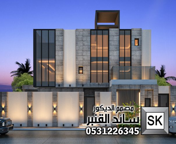 واجهات خارجية تكسيات بورسلان في الدمام