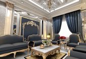 تصميم و تنفيذ ديكور داخلي صالات و مجالس كلاسيك بالرياض