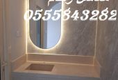 مغاسل رخام ، اجمل ديكورات مغاسل