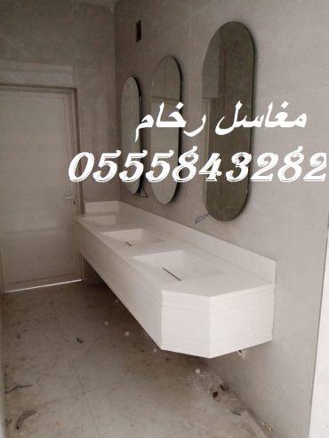 مغاسل رخام ، اجمل ديكورات مغاسل
