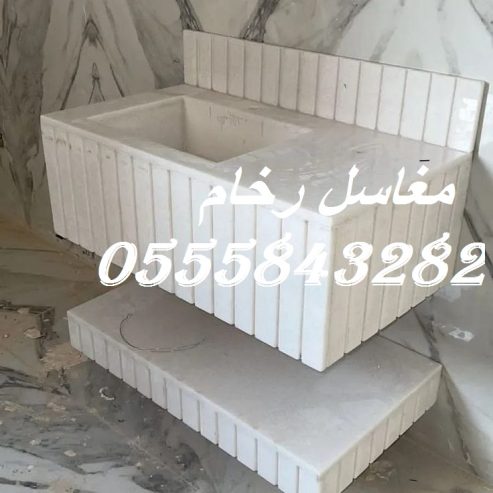 مغاسل رخام , ديكورات مغاسل حمامات جديدة