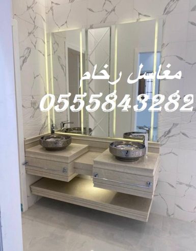 مغاسل رخام ، صور مغاسل حمامات امريكية جديدة