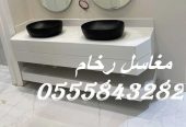 مغاسل رخام ، صور مغاسل حمامات امريكية جديدة