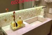 مغاسل رخام , صور ديكورات من الرخام