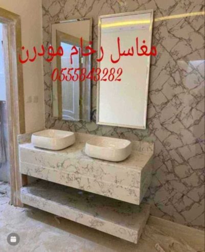 مغاسل رخام , صور ديكورات من الرخام