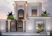تصميم و تشطيب واجهة فيلا خارجية