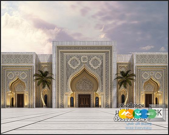 واجهات قصور أندلسية فخمة في الرياض