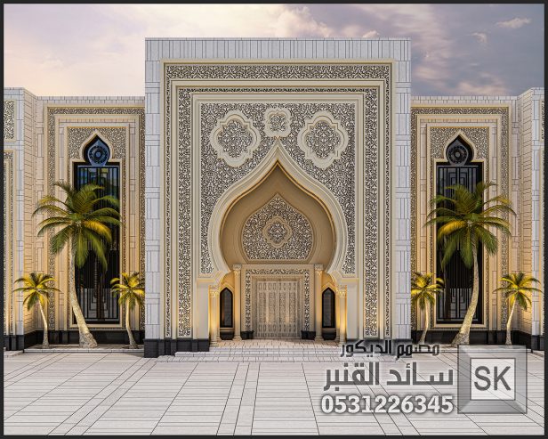 واجهات قصور أندلسية فخمة في الرياض