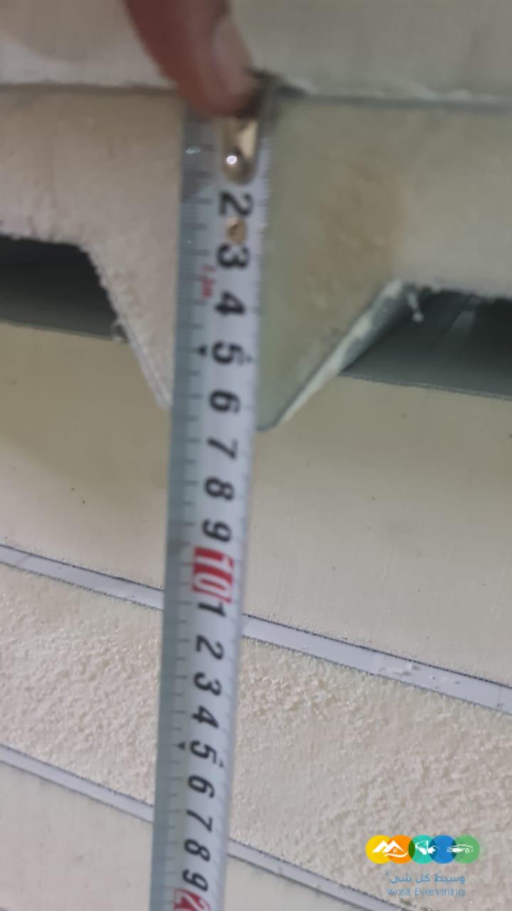 توريد تركيب الواح سندوتش بانل عازلة سقف وجدار سماكات