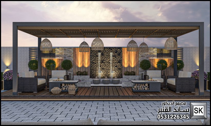 لاندسكيب مزرعة فخمة في العمارية بالرياض