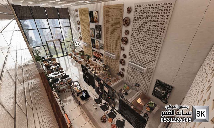 تصميم و تنفيذ مطاعم و كافيهات في الرياض