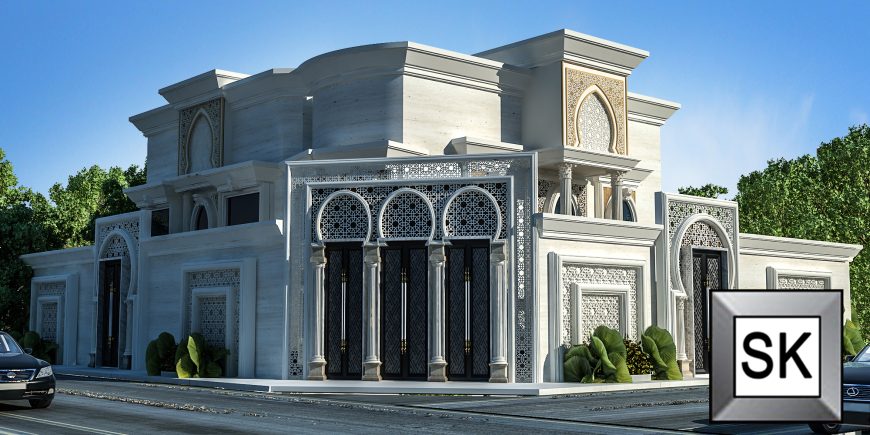 تصميم و ترميم واجهات إسلامية أندلسية فخمة في السعودية