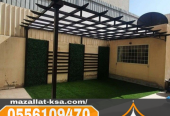 تركيب برجولات جلسات خشب وحديد في الطائف والباحة 0556109
