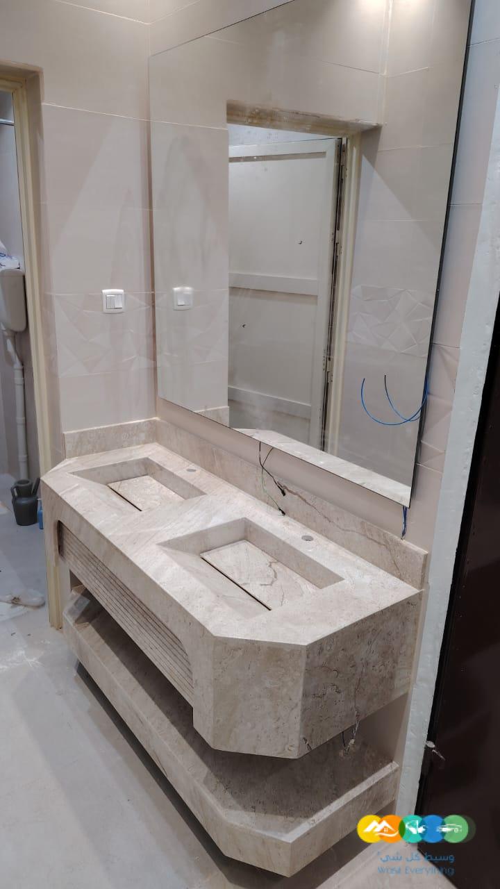 مغاسل رخام , صور مغاسل حمامات في الرياض