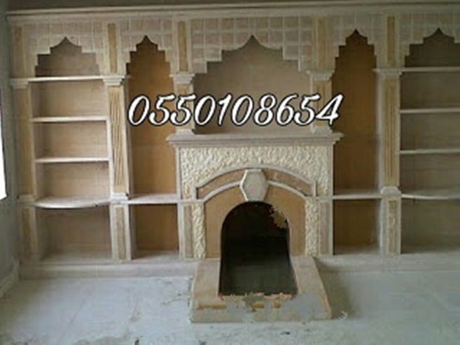 ديكور مشبات تراثية, مشب نار تراثي, مشبات طوب احمر, تصم
