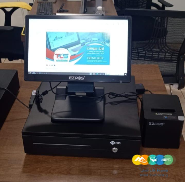 للبيع جهاز كاشير لمس مع برنامج معتمد