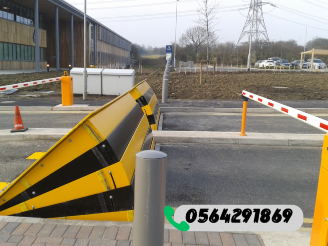 تركيب وصيانة مصدات امنية عمودية هيدروليكية bollard