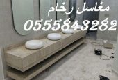 مغاسل رخام ، بناء مغاسل رخام حمامات