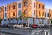 تصميم واجهة شقق مخدومة فخمة على الطراز السلماني بالرياض