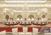 تصميم و تنفيذ قصر أفراح و مناسبات فاخر في السعودية